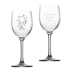 Chilli & Bubbles Congratulation Wine Glass