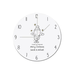 Chilli & Bubbles Generic Christmas Round Clock