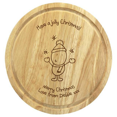 Chilli & Bubbles Jolly Xmas Chopping Board