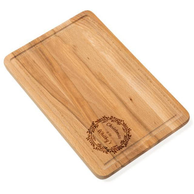 Contemporary Wreath Rectangle Chopping Board