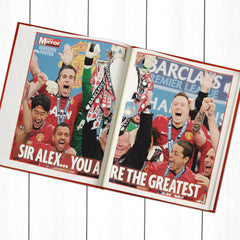 A3 Personalise it Later Football Book