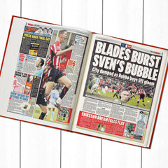 A3 Personalise it Later Football Book