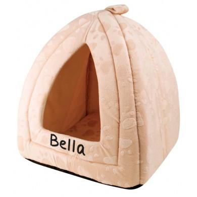 Cream Pyramid Pet Bed