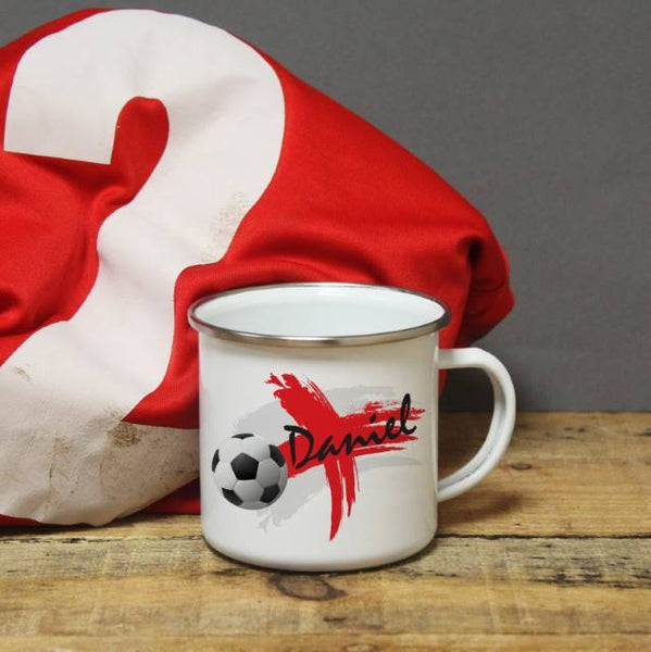 England Flag Enamel Mug