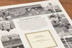 A3 Personalise it Later Football Book