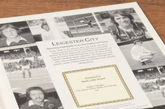 A3 Personalise it Later Football Book