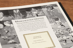 A3 Personalise it Later Football Book