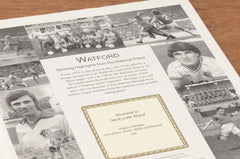 A3 Personalise it Later Football Book