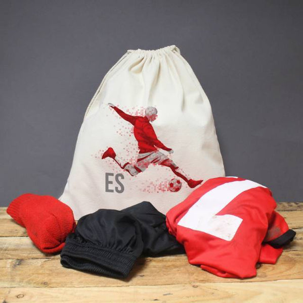 Footballer Drawstring Kit Bag