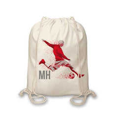 Footballer Drawstring Kit Bag