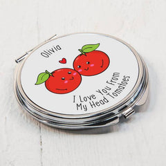 From My Head Tomatoes Compact Mirror