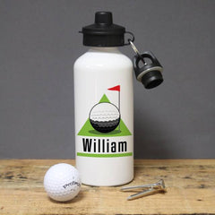 Golf Green White Drinks Bottle