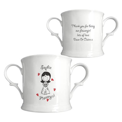 Graffiti Wedd Character Bone China Loving Cup