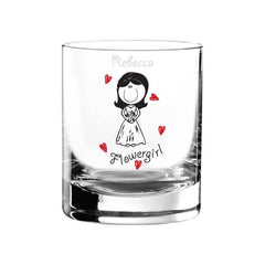 Graffiti Wedd Character Juice Glass