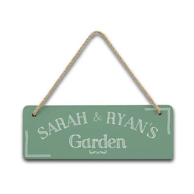 Hanging Garden Sign