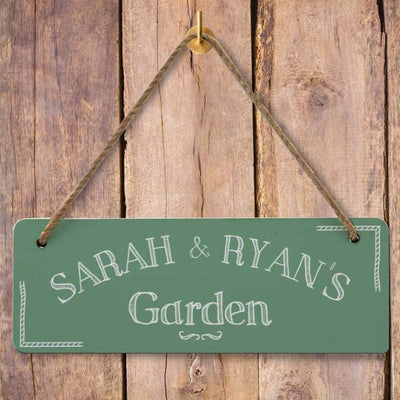 Hanging Garden Sign