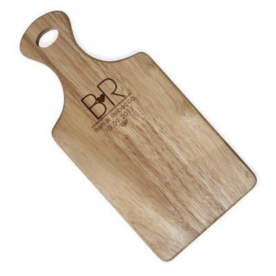 Initial Paddle Chopping Board