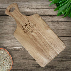 Initial Paddle Chopping Board