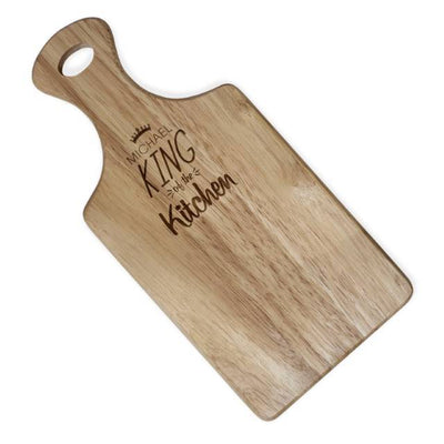 King of the Kitchen Paddle Chopping Board