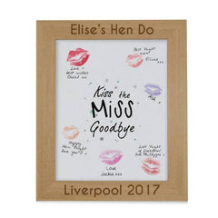 Kiss the Miss goodbye Framed Print