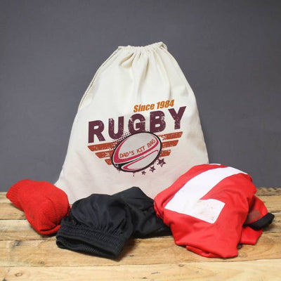 Maroon Rugby Drawstring Kit Bag