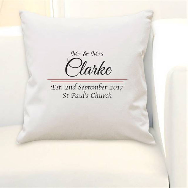 Mr & Mrs Cushion