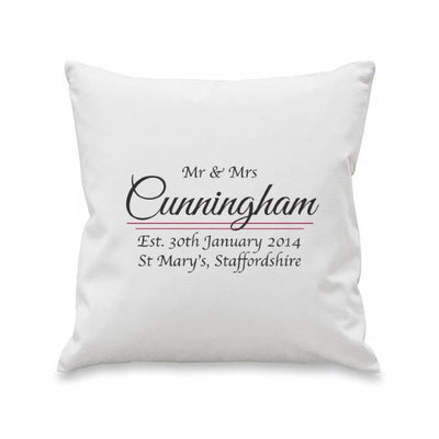 Mr & Mrs Cushion