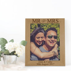 Mr & Mrs Photo Frame