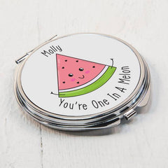 One In A Melon Compact Mirror