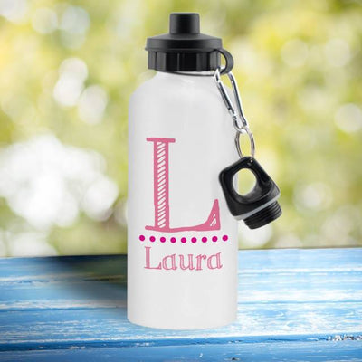 Pink Name White Drinks Bottle