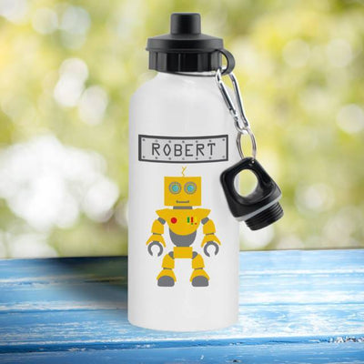 Robot White Drinks Bottle