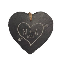 Sketch Heart Slate Hanging Sign