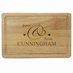 Special Couple Rectangle wood Chopping Board