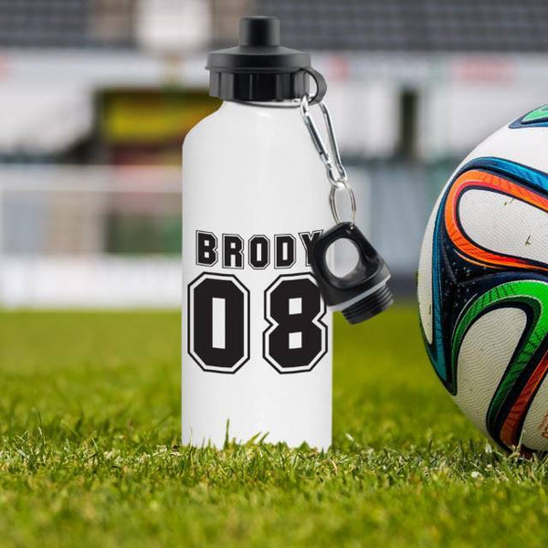 Sports Number White Drinks Bottle