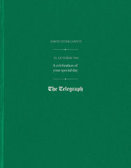 Telegraph Birthday Edition Newspaper Book