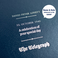 Telegraph Birthday Edition Newspaper Book