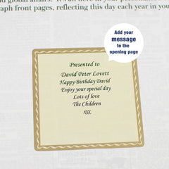 Telegraph Birthday Edition Newspaper Book